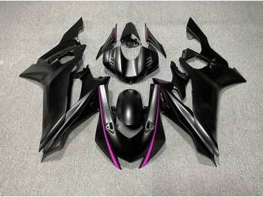 Accents Noir Mat & Rose 17-21 Yamaha R6 Carénage