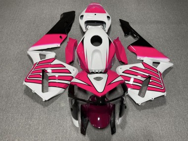 Ailes Roses & Blanches 05-06 Honda CBR600RR Carénage