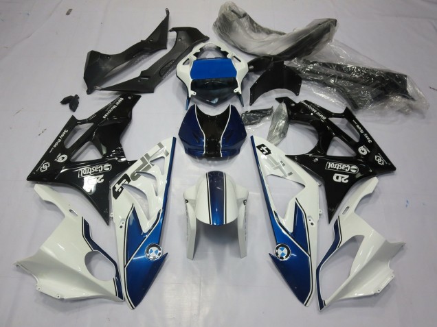 Alien Bleu & Blanc 09-14 BMW S1000RR Carénage