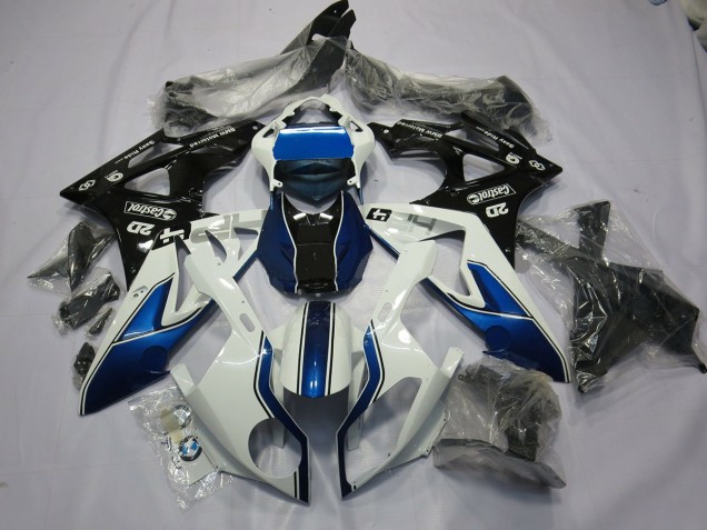 Alien Bleu & Blanc 09-14 BMW S1000RR Carénage