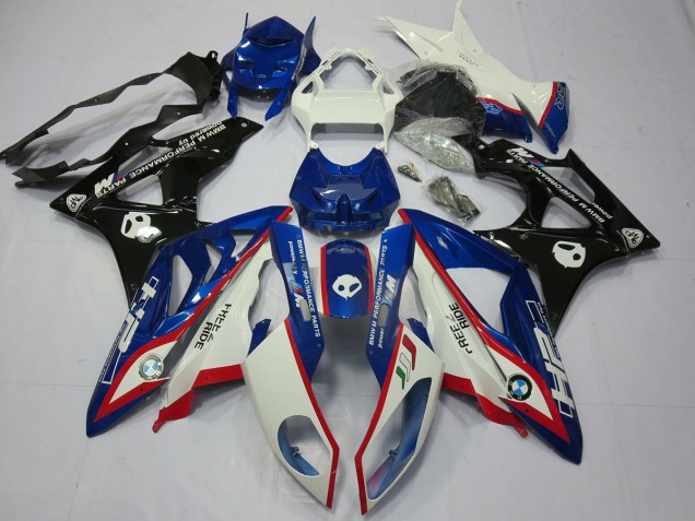 Alien Bleu & Blanc 09-14 BMW S1000RR Carénage Alien Bleu & Blanc 09-14 BMW S1000RR Carénage