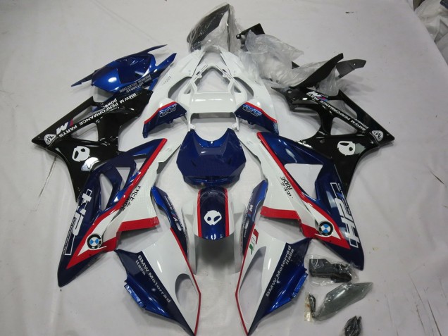 Alien Bleu & Blanc 09-14 BMW S1000RR Carénage