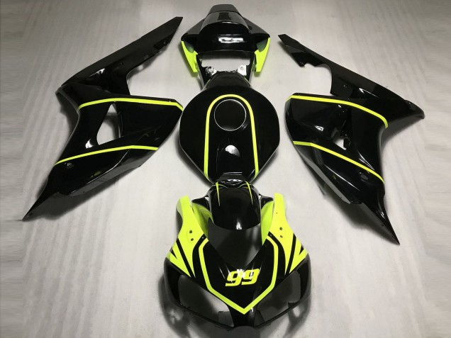 Alta Visibilità E Cbr Nero 06-07 Honda CBR1000RR Carénage