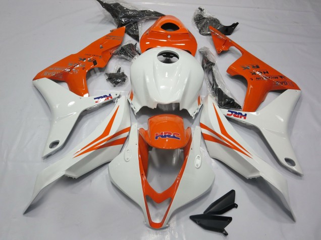 Arancione E Bianco HRC 07-08 Honda CBR600RR Carénage