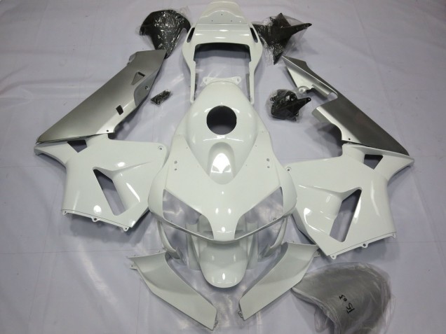 Argent & Blanc 03-04 Honda CBR600RR Carénage Argent & Blanc 03-04 Honda CBR600RR Carénage
