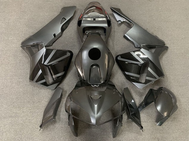 Argent Foncé & Noir 05-06 Honda CBR600RR Carénage Argent Foncé & Noir 05-06 Honda CBR600RR Carénage