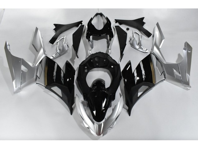 Argent & Noir 18-23 Kawasaki Ninja 400 Carénage