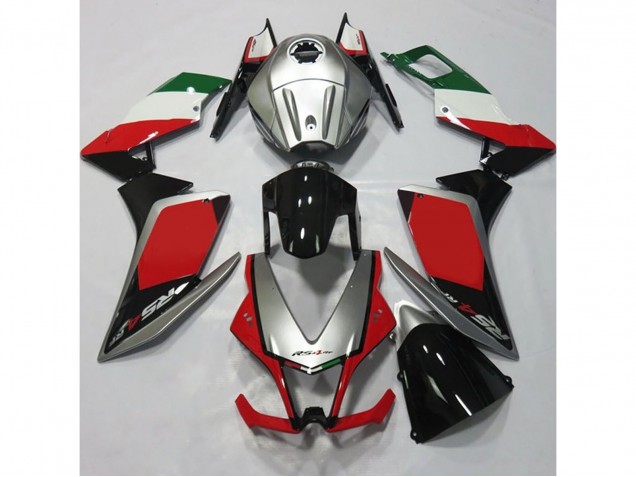 Argent & Rouge 12-15 Aprilia RS4 125 Carénage