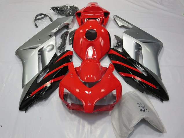 Argent Rouge & Noir 04-05 Honda CBR1000RR Carénage Argent Rouge & Noir 04-05 Honda CBR1000RR Carénage
