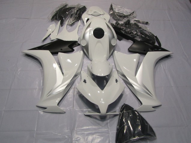 Blanc & Argent 12-16 Honda CBR1000RR Carénage