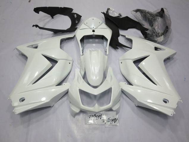 Blanc Brillant 08-12 Kawasaki Ninja 250 Carénage