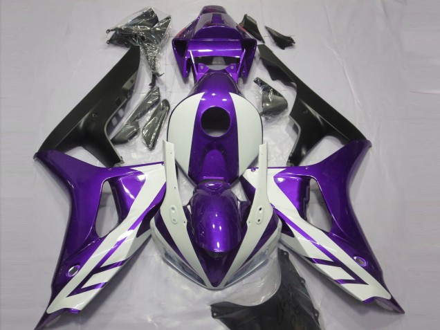 Blanc Brillant & Violet 06-07 Honda CBR1000RR Carénage