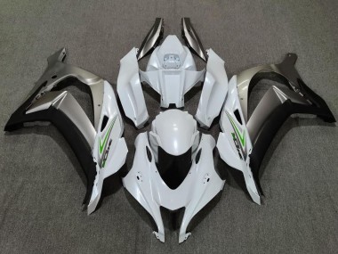 Blanc Nacré & Argent 16-19 Kawasaki ZX10R Carénage