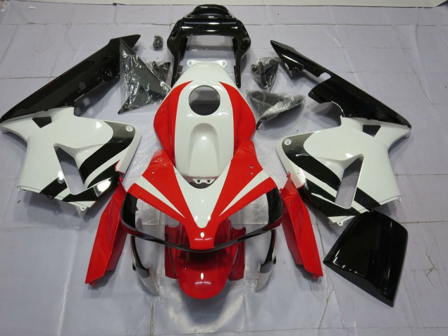 Blanc Rouge & Noir OEM 03-04 Honda CBR600RR Carénage Blanc Rouge & Noir OEM 03-04 Honda CBR600RR Carénage