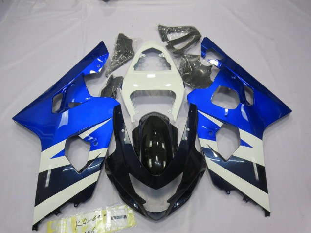 Bleu Blanc 04-05 Suzuki GSXR 600-750 Carénage Bleu Blanc 04-05 Suzuki GSXR 600-750 Carénage