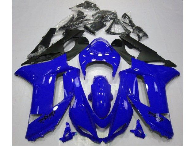 Bleu Brillant 07-08 Kawasaki ZX6R Carénage Bleu Brillant 07-08 Kawasaki ZX6R Carénage
