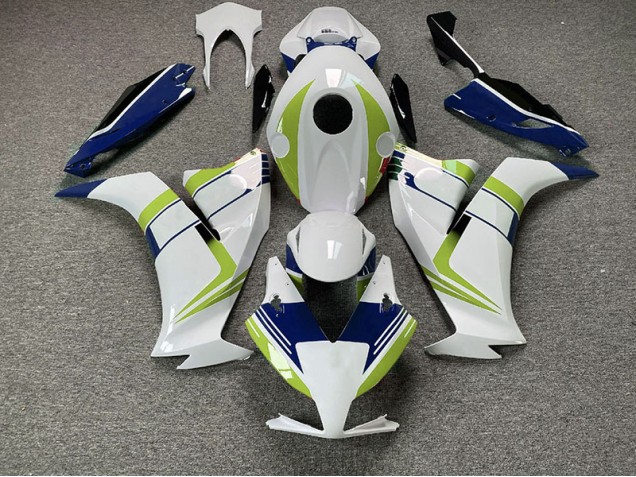 Bleu Brillant & Jaune Haute Visibilité 12-16 Honda CBR1000RR Carénage Bleu Brillant & Jaune Haute Visibilité 12-16 Honda CBR1000RR Carénage
