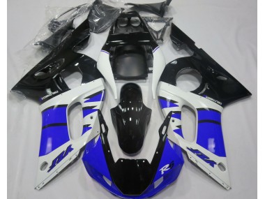 Bleu Brillant & Noir 98-02 Yamaha R6 Carénage