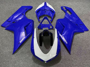 Bleu Brillant Sp 07-14 Ducati 848 1098 1198 Carénage