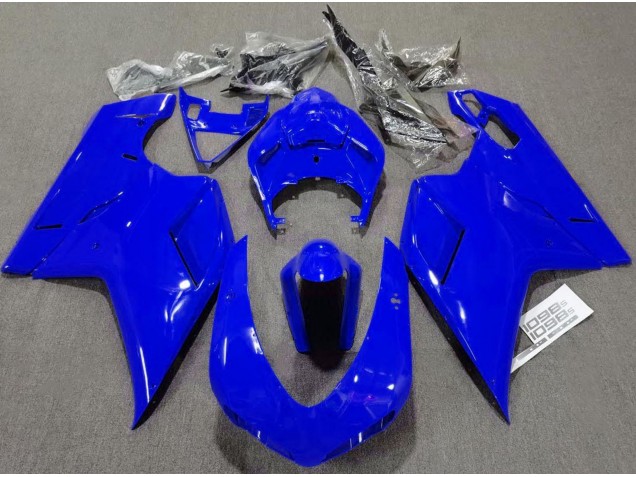 Bleu Brillant Uni 07-14 Ducati 848 1098 1198 Carénage Bleu Brillant Uni 07-14 Ducati 848 1098 1198 Carénage