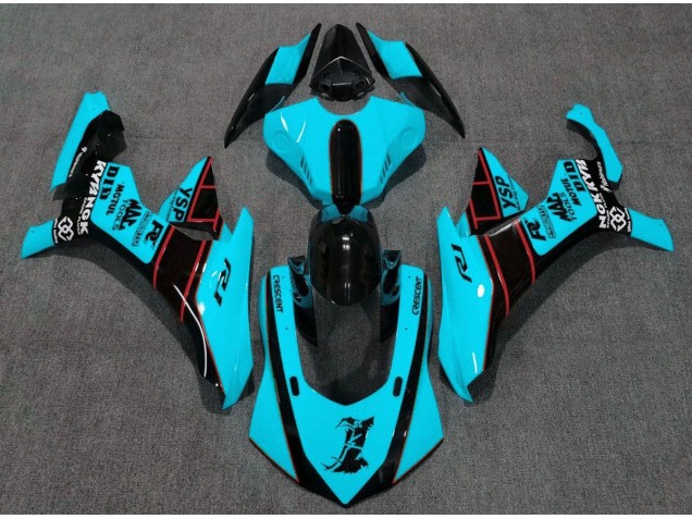 Bleu Clair 15-19 Yamaha R1 Carénage Bleu Clair 15-19 Yamaha R1 Carénage