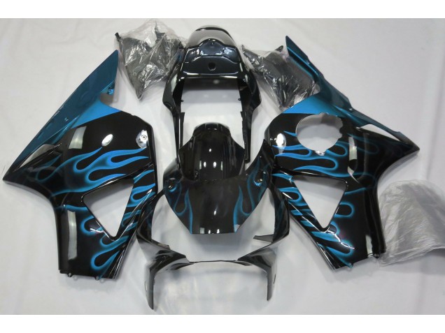 Bleu Clair Flamme 02-03 Honda CBR954RR Carénage Bleu Clair Flamme 02-03 Honda CBR954RR Carénage