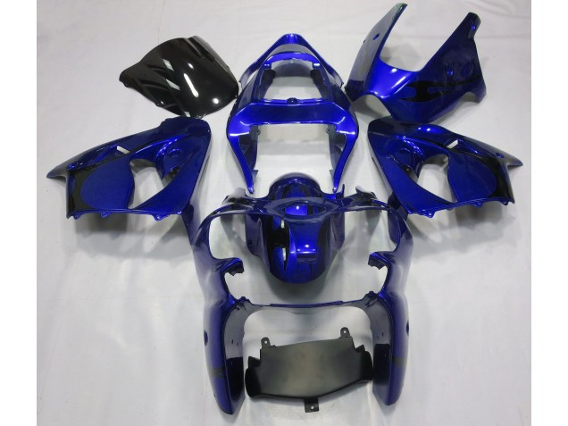 Bleu Métallisé 00-02 Kawasaki ZX6R Carénage Bleu Métallisé 00-02 Kawasaki ZX6R Carénage
