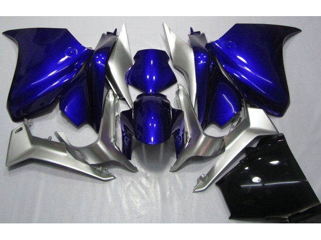 Bleu Profond & Argent 10-13 Honda VFR1200 Carénage
