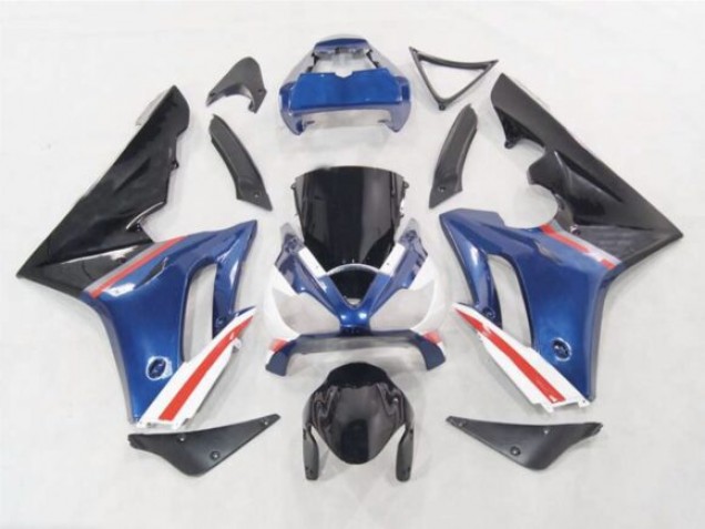 Bleu / Rouge & Blanc 06-08 Triumph Daytona 675 Carénage