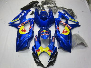 Bleu Rouge Taureau 07-08 Suzuki GSXR 1000 Carénage
