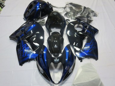 Bleu Électrique 97-07 Suzuki GSXR 1300 Carénage