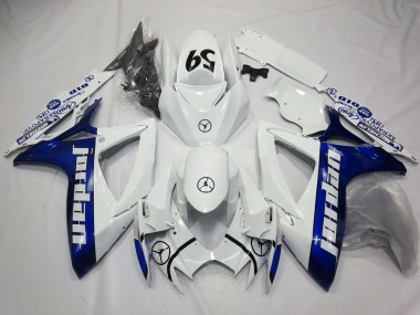 Blu Jordan 06-07 Suzuki GSXR 600-750 Carénage