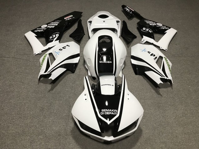 Conception Noir & Blanc 13-23 Honda CBR600RR Carénage Conception Noir & Blanc 13-23 Honda CBR600RR Carénage