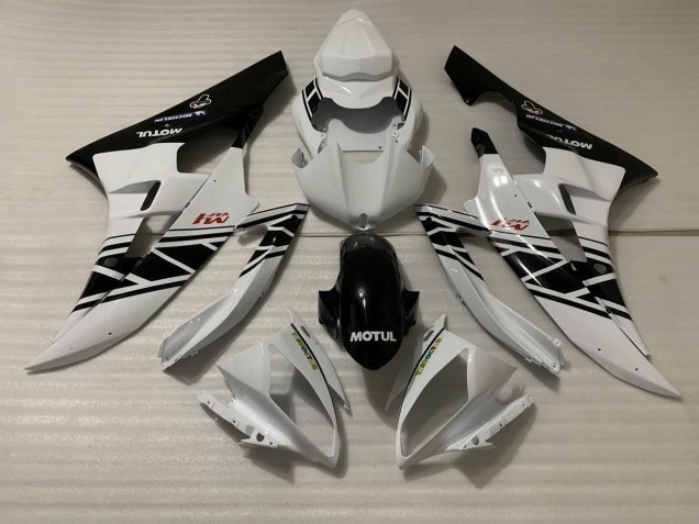 Conception Noire & Blanche 06-07 Yamaha R6 Carénage Conception Noire & Blanche 06-07 Yamaha R6 Carénage