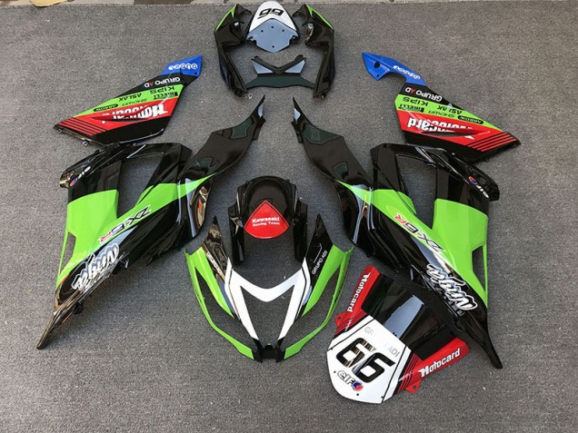 Course Style Vert 13-18 Kawasaki ZX6R Carénage Course Style Vert 13-18 Kawasaki ZX6R Carénage