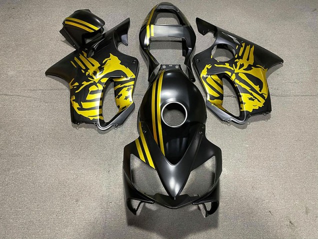 Crane Noir Mat & Doré 01-03 Honda CBR600 F4i Carénage