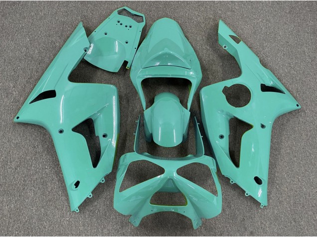 Cyan Brillant Uni 03-04 Kawasaki ZX6R Carénage