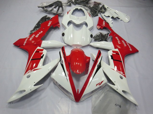 Design Blanc & Rouge 04-06 Yamaha R1 Carénage