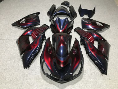 Flamme 06-11 Kawasaki ZX14R Carénage