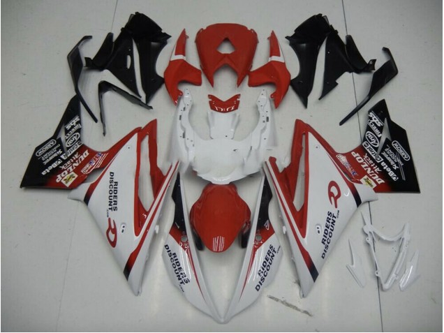 Fondu Rouge Noir 13-16 Triumph Daytona 675 Carénage Fondu Rouge Noir 13-16 Triumph Daytona 675 Carénage