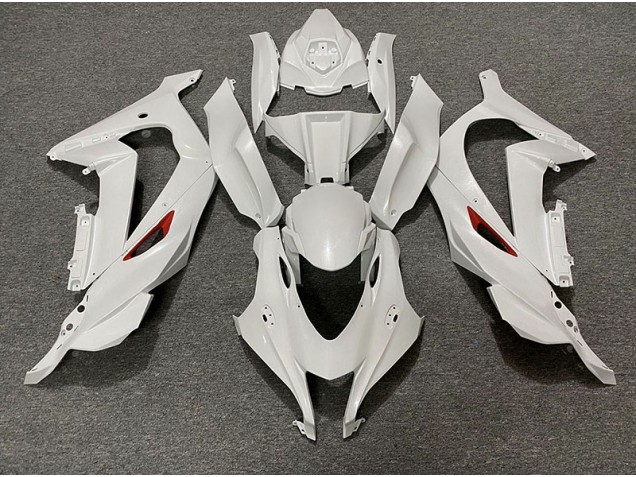 Garniture Rouge Blanc Perle 16-19 Kawasaki ZX10R Carénage