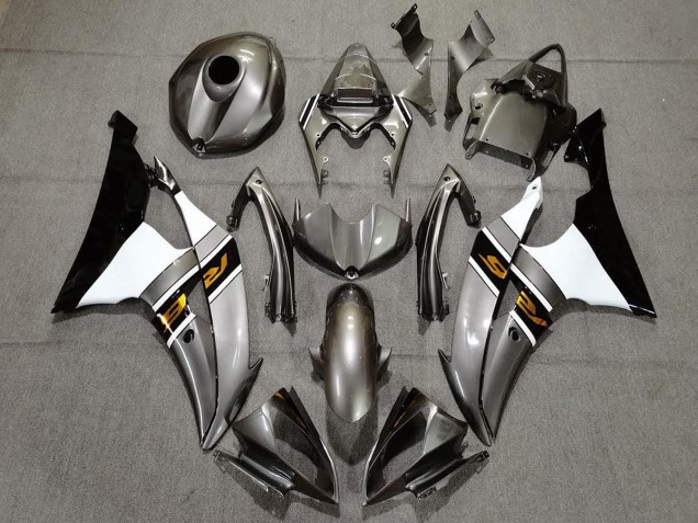 Gris Brillant & Bronze 08-16 Yamaha R6 Carénage