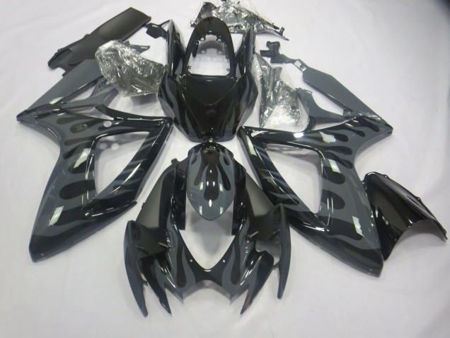 Gris Flamme 06-07 Suzuki GSXR 600-750 Carénage