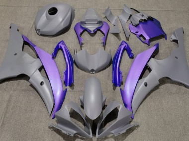 Gris Mat & Violet 08-16 Yamaha R6 Carénage