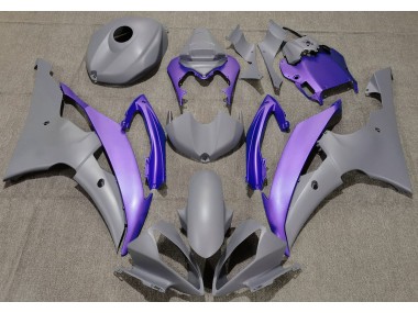 Gris Mat & Violet 08-16 Yamaha R6 Carénage
