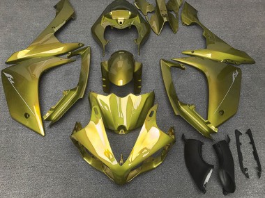 Jaune Brillant 07-08 Yamaha R1 Carénage