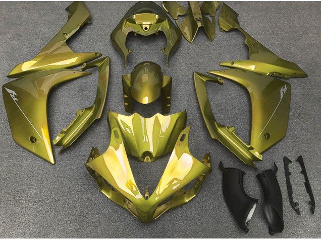 Jaune Brillant 07-08 Yamaha R1 Carénage Jaune Brillant 07-08 Yamaha R1 Carénage
