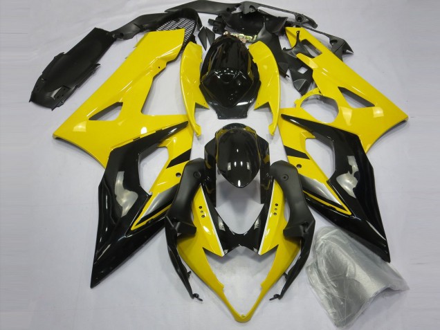 Jaune & Noir 05-06 Suzuki GSXR 1000 Carénage