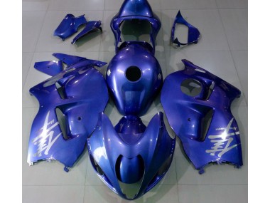 Logo Bleu Brillant & Argent 97-07 Suzuki GSXR 1300 Carénage