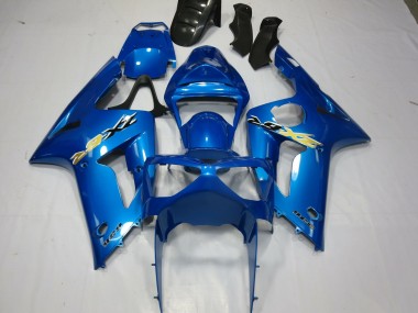 Ninja Bleu 03-04 Kawasaki ZX6R Carénage